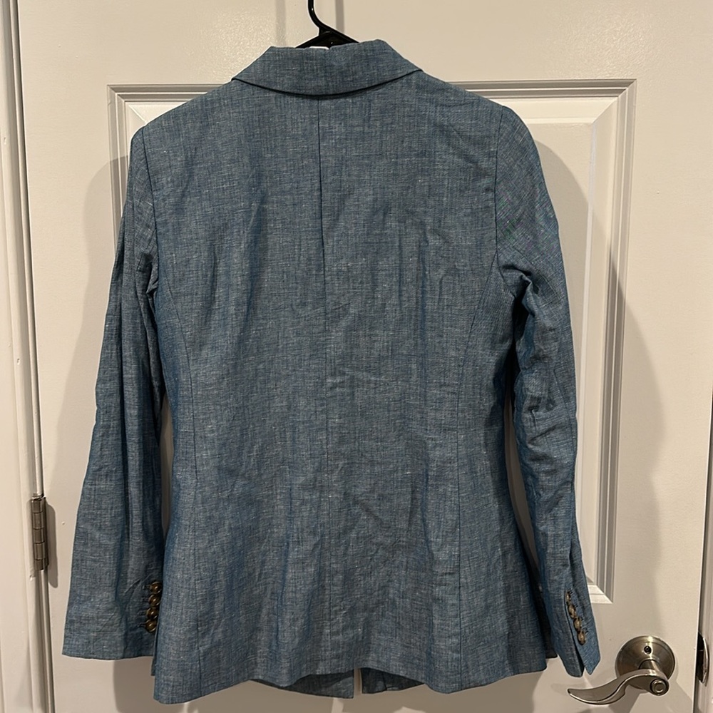 LOFT Chambray Blazer - Picture 4 of 4